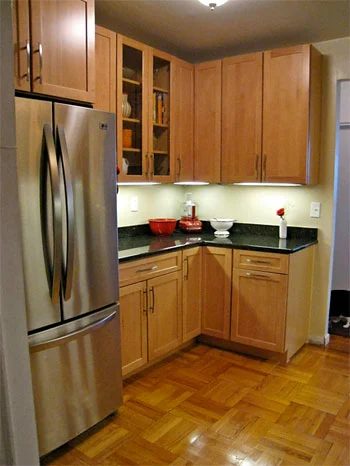 A City Kitchen Goes From Small To Sleek: a house log