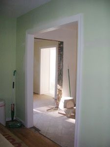 Getting A Brick Doorway Widened By A Mason: a house log