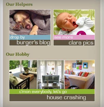 Two Bloggers Walk Into A Sidebar…: a house log