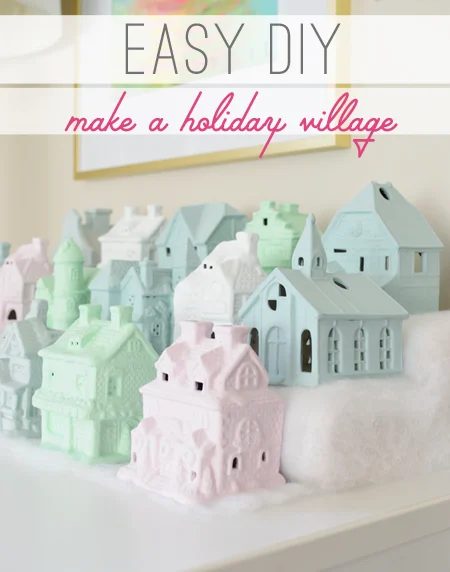 Christmas village straightforward hands-on how to make
