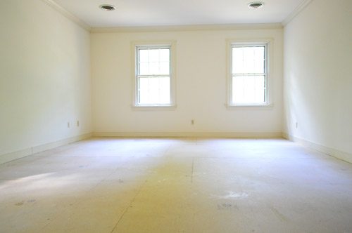 carpet took out and ready for hardwoods