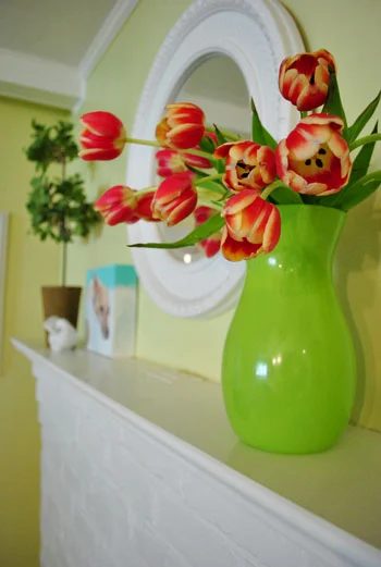 From Christmas Mantel & Halloween Mantel To Spring Mantel: a house log