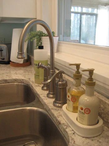 Where To Keep The Sponge & Dishcloth At The Kitchen Sink?: a house log