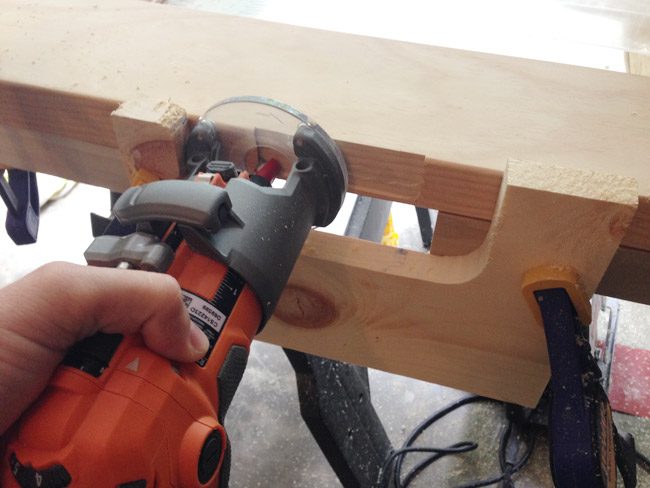 Using Hands-on Template To Route Hinge Locations Into Side Of Unfinished Door