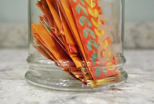 What We Put In The Thanksgiving “Thanks Jar”