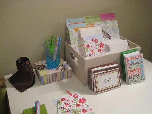Making A Craft Space & Gift Wrap Station: a house log
