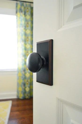 Install New Interior Doorknobs, step by step