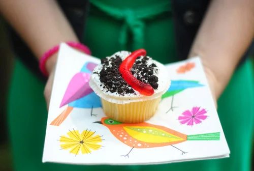A Worm Themed Birthday Party: a house log