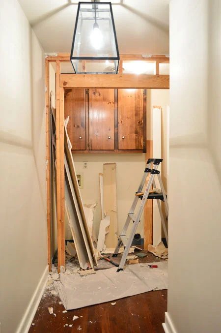 Demoing & Reframing The Laundry Room: a house log