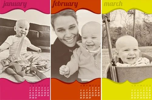 A Free Calendar Printable: a house log