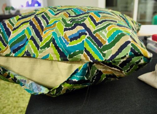Make A Pillow From Two Cloth Napkins, step by step