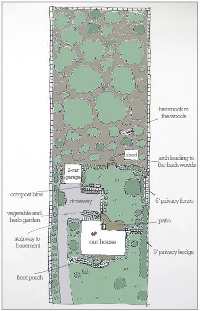 An Exterior Layout Of The First Home