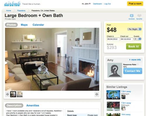 A record of House In Pasadena?