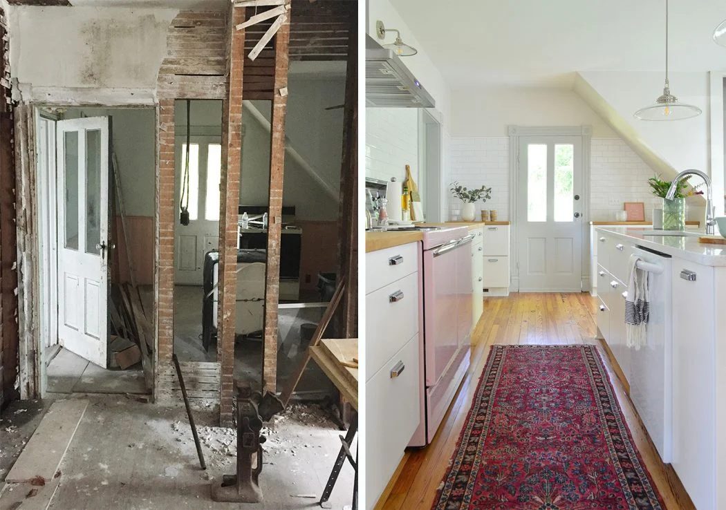 Before & Afters Of The Beach House: Downstairs