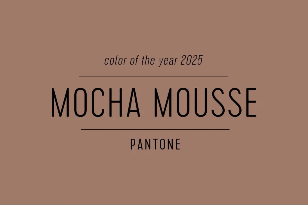 Pantone Paint of the Year 2025 Mocha Mousse Large Swatch