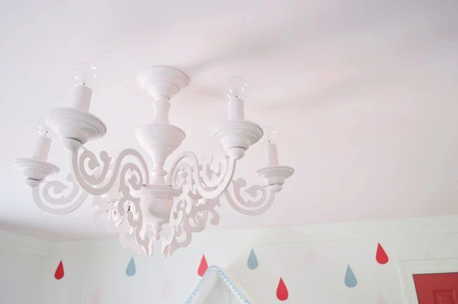Spray Paint A Brass Chandelier, step by step