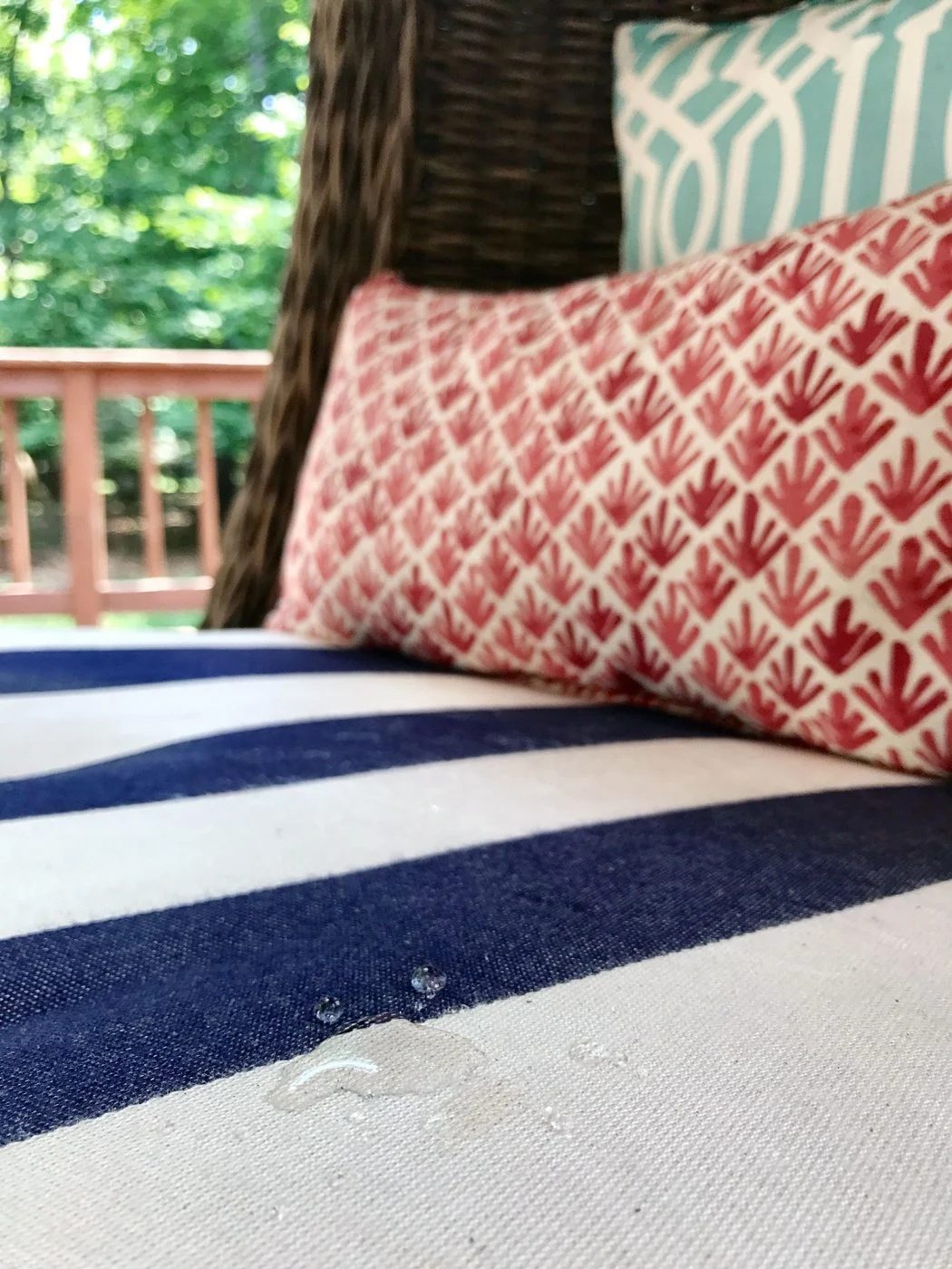 Pressure Wash Your Outdoor Cushions, step by step