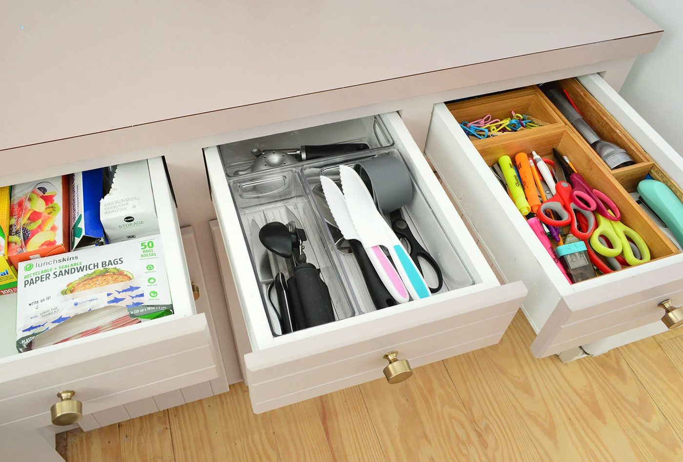Small Kitchen Cabinet Organization: a house log