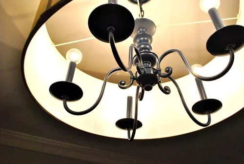 Upgrading An Old Chandelier Alongside Paint & A New Shade