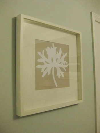 DIYing Some Neutral Botanical Art: a house log