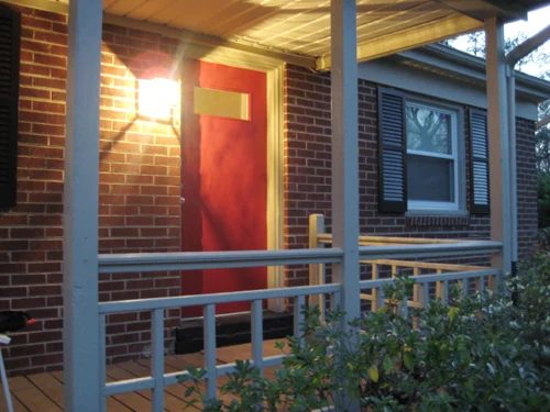 Picking The Right Red Color & Painting The Front Door