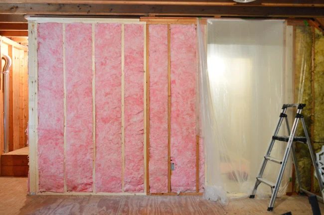 Insulate Walls, step by step