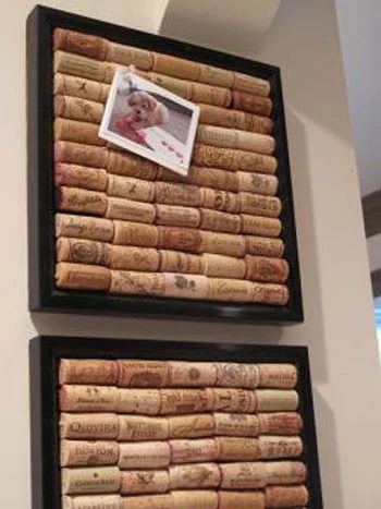 Make A Wine Cork Bulletin Board, step by step