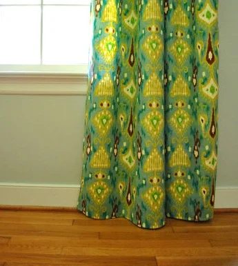 Sew Curtain Panels, step by step