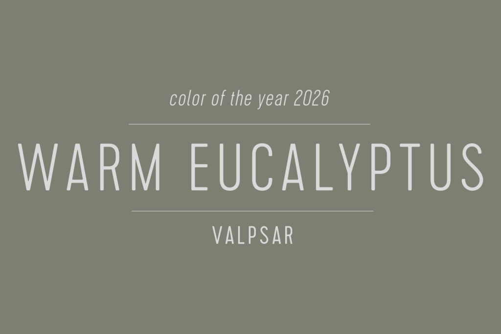 Swatch of Valspar Paint of the Year 2026 Warm Eucalyptus