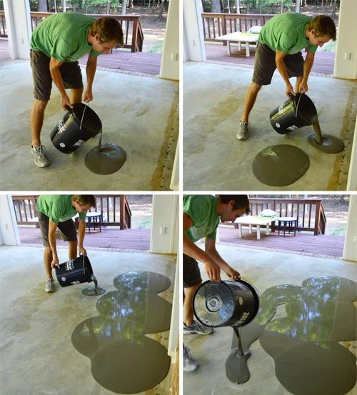 Leveling & Dry Fitting Tile In An Outdoor Area