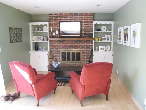 Making A Cozy Hearthroom Alongside Chairs By The Fire