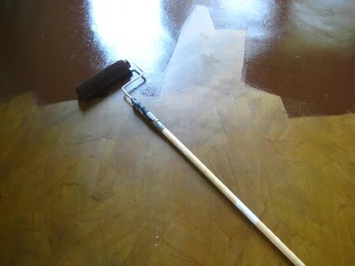Paint A Concrete Floor, step by step
