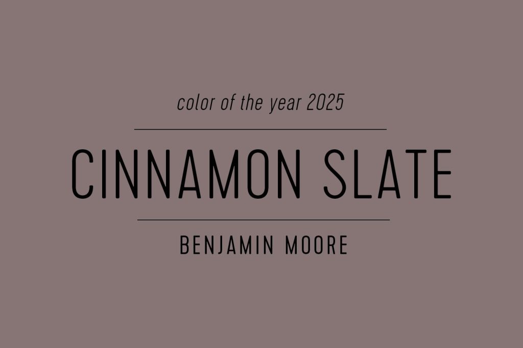 Benjamin Moore Paint Paint of the Year 2025 Cinnamon Slate