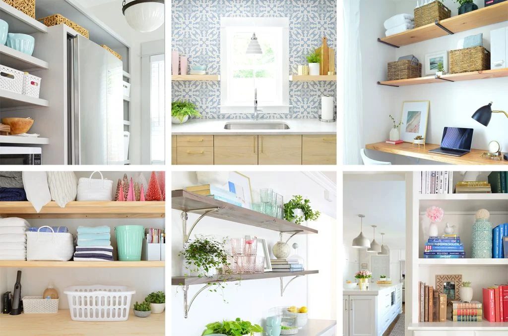 Grid of Six Go-to Hands-on Shelf Ideas
