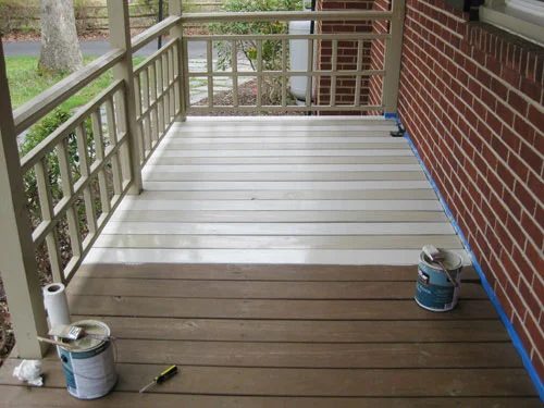 Six Porch Updates In Progress: a house log