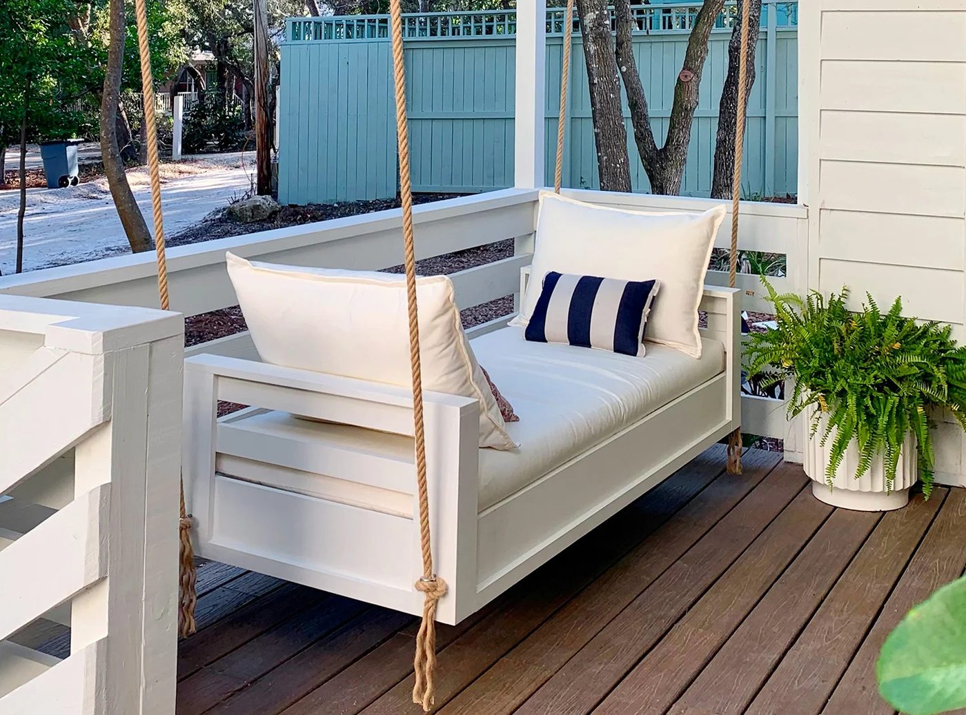 Hang An Outdoor Daybed (On Video!), step by step