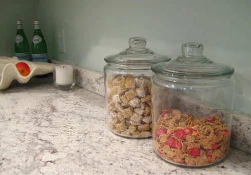 Using Glass Jars Meant for Cereal Storage