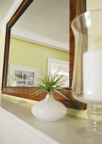 Hanging A Mirror Over The Mantel: a house log