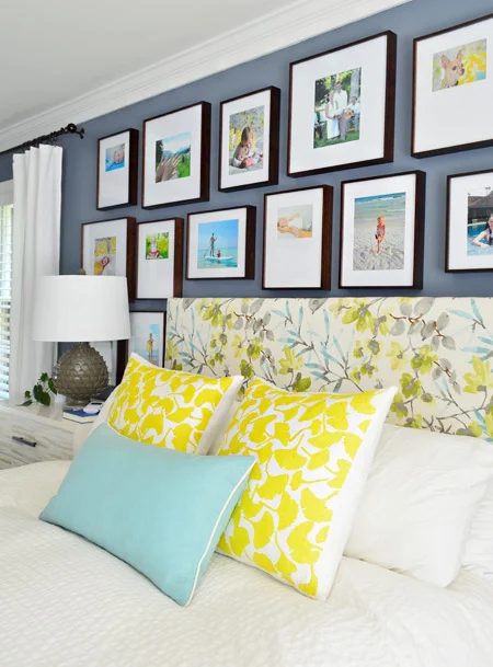 Hanging A Collection Of Frames All Over The Wall: a house log