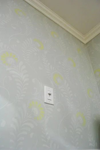Wall Stenciling Pointers & After Photos