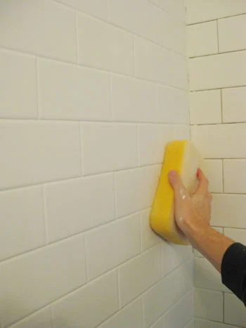Grout White Subway Tile, step by step