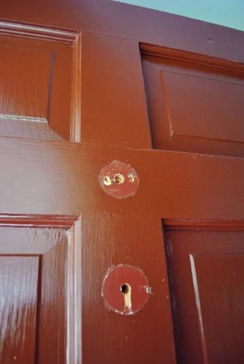 Painting The Door Bright Yellow