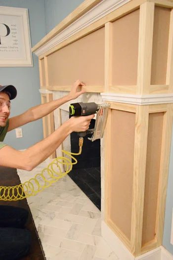 Build A Fireplace Mantel, step by step