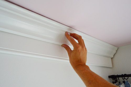 Install Extra Thick Crown Molding, step by step