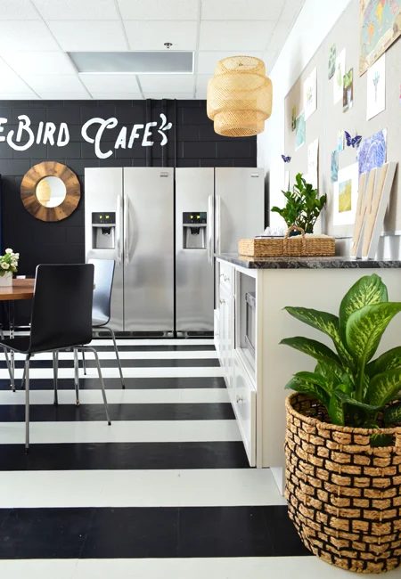 A Teachers Lounge Makeover: a house log