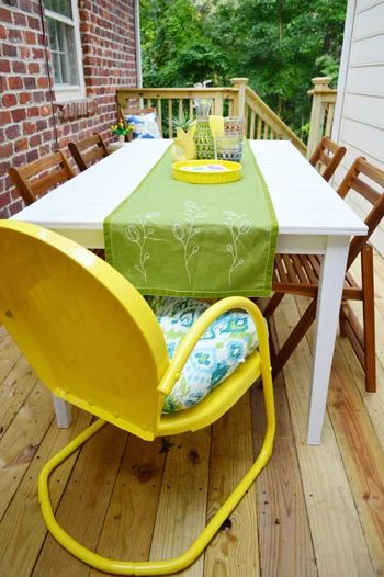Wrapped up And Furnished The Deck, from the workbench