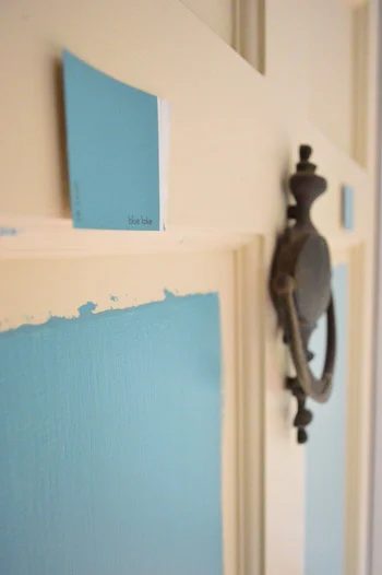 Pick A Color And Paint Your Front Door, step by step