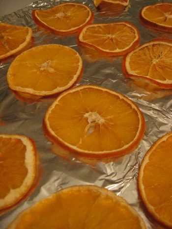 Make Dried Orange Slice Ornaments, step by step