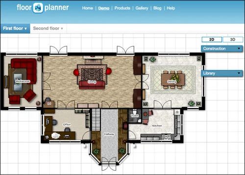 Space Planning 101: Five Ways To Plan A Room Layout: a house log