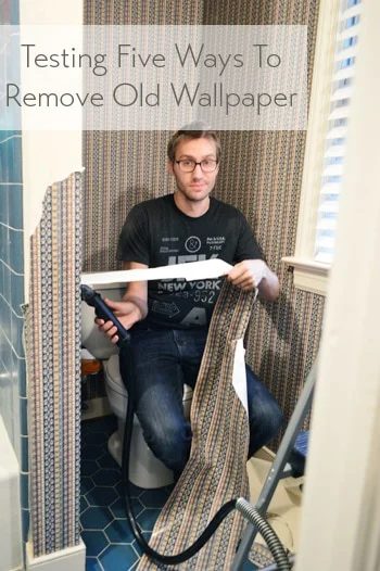 Removing Wallpaper From The Bathroom